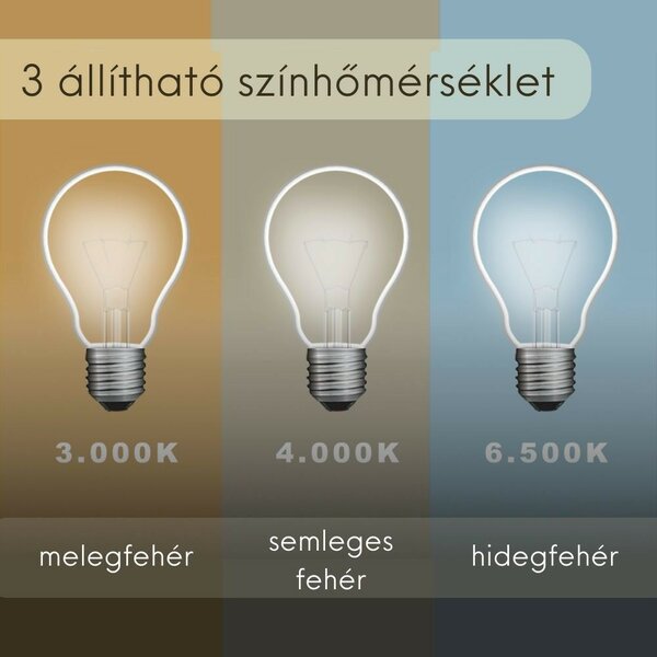 Welland Alpha LED tükör - fényerő + színhőfok állítás - Ø 80 cm