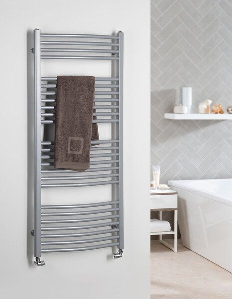 Aqualine Aqualine, ORBIT fűtőelem oldalsó csatlakozással 450x1320 mm, 594 W, fehér, ILO34T