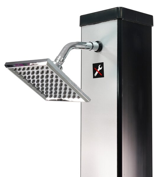Furnigo Solárzuhany Square 40 L - ezüst