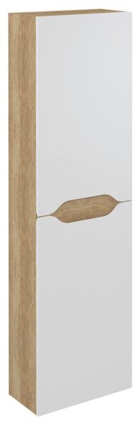 Sapho Sapho, WAVE szekrény magas 40x140x20cm, bal/jobb, fehér/Alabama tölgy, WA250-3022