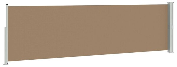 VidaXL Húzható oldalsó napernyő Tópszínű 300 x 120 cm Poliészter