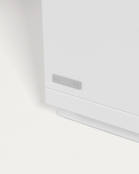 Fehér TV-állvány 200x44 cm Abilen – Kave Home