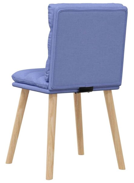 VidaXL étkezőszékek 6 db Jeans kék szövet