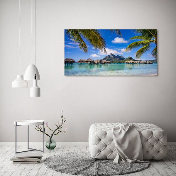 Akrilüveg fotó Pálmafák bora bora