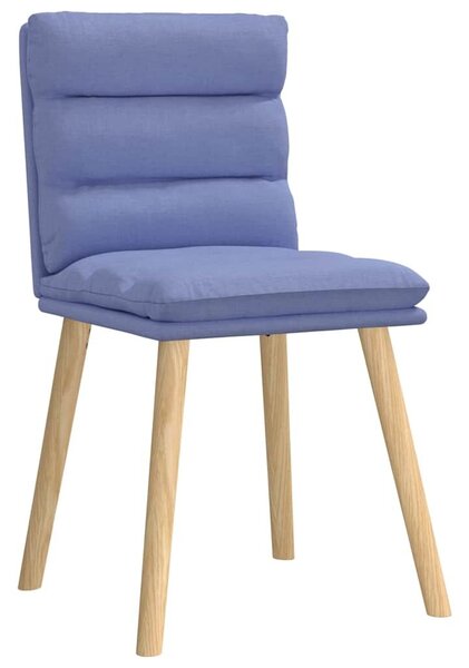 VidaXL étkezőszékek 6 db Jeans kék szövet