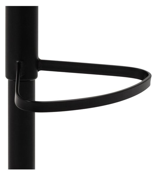 Fekete-szürke állítható magasságú bárszék (ülésmagasság 55 cm) Patricia – Actona