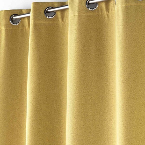 Sárga hangszigetelő függöny 140x260 cm Jupiter – douceur d'intérieur