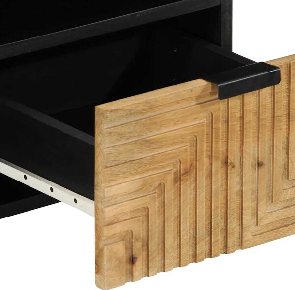 VidaXL barna tömör mangófa TV-szekrény 100 x 33 x 46 cm