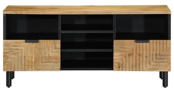 VidaXL barna tömör mangófa TV-szekrény 100 x 33 x 46 cm