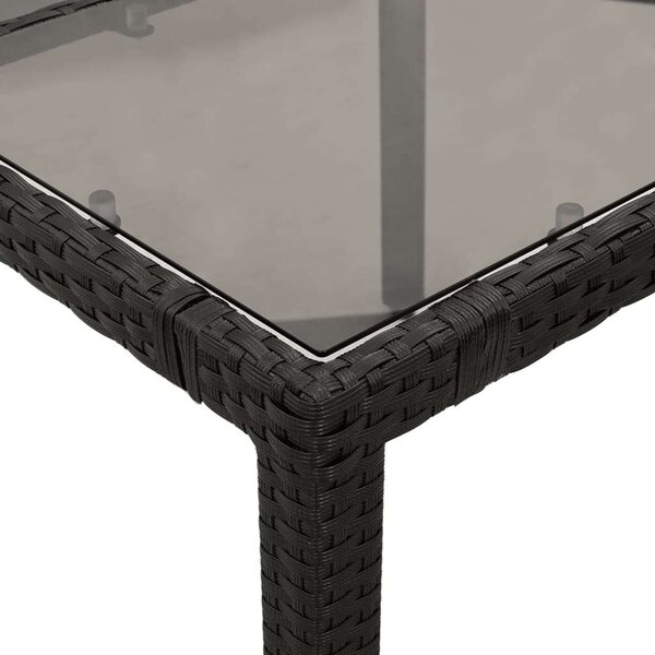 VidaXL Polyrattan Kerti Bútor - 9 részes Bisztró készlet