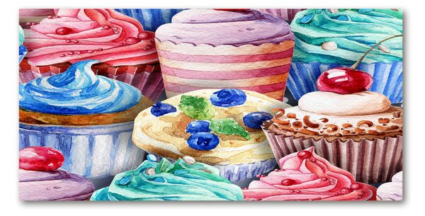 Akrilkép Színes muffin
