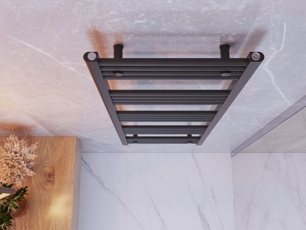 Gamma Erga Basic, fűtőelem 1400x500 mm, 546 W, fekete, ERG-LAV-BASIC-14050-BK