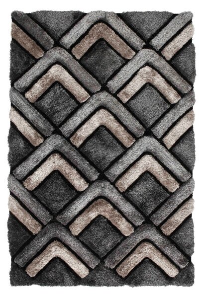 Sötétszürke kézi szövésű szőnyeg 150x230 cm Noble House – Think Rugs