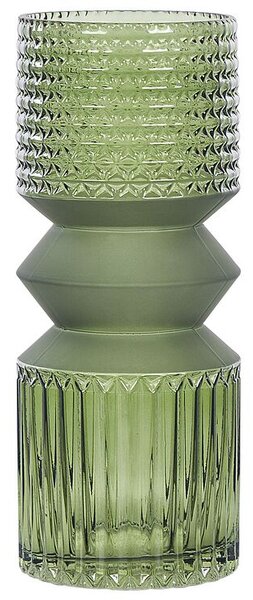 Üveg Virágtartó váza 26 Zöld VRADETO