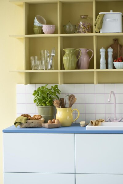 IB Laursen MYNTE LEMONADE sárga kerámia kelesztőtál