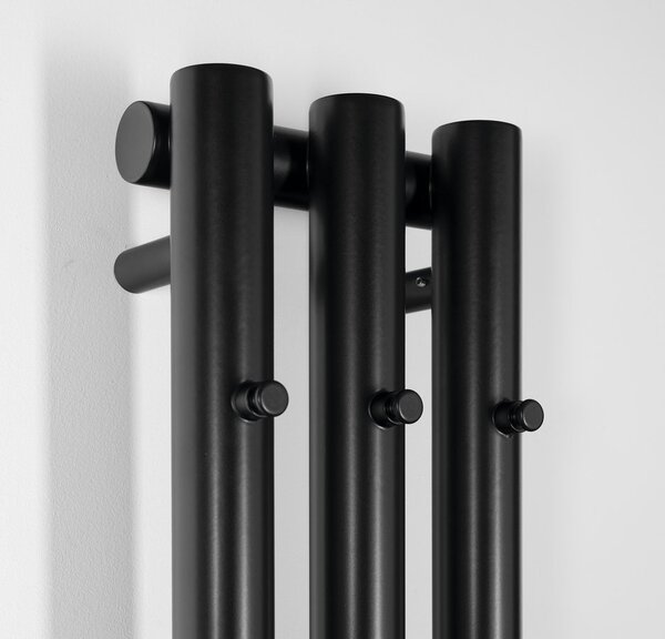 Sapho Sapho, PILON fűtőelem 196x1800mm, 3 kampóval, fekete matt, IZ128T
