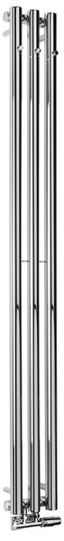 Sapho Sapho, PILON radiátor 196x1800mm, 3 kampóval, króm, IZ126T