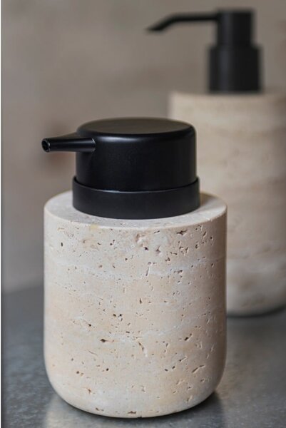 Bézs kő szappanadagoló 250 ml Travertine – Mette Ditmer Denmark