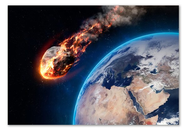 Akrilüveg fotó A csökkenő meteor