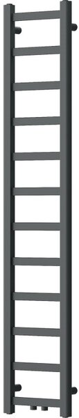 Mexen csavar, fűtőelem 1500 x 300 mm, 295 W, alul és középen, antracit, W126-1500-300-00-66