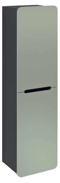 Sapho Sapho, KERALA szekrény 38x143x32cm, 2x ajtós, bal/jobb, zöld/antracit matt, KR350-4434