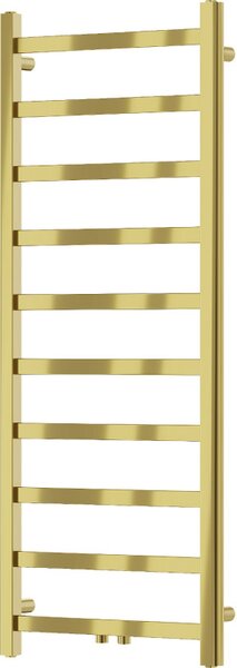 Mexen csavar, fűtőelem 1200 x 500 mm, 251 W, alul és középen, fényes arany, W126-1200-500-00-50