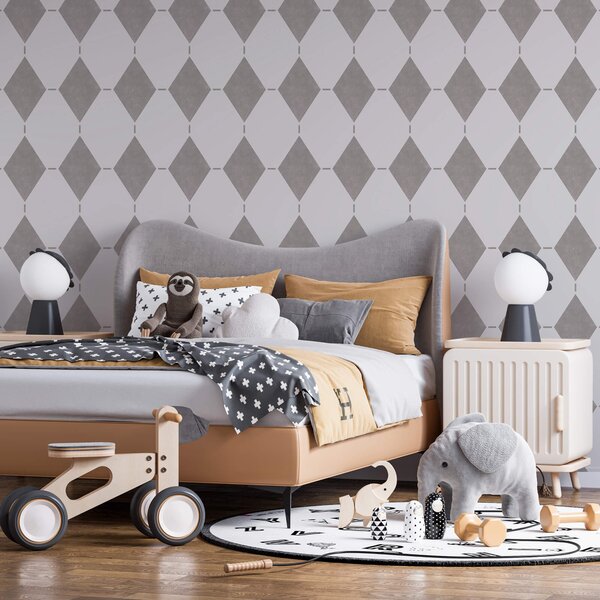 Fotótapéta Elegáns geometrikus minta szürkeárnyalatokban, Modern fotótapéta, Népszerű fotótapéta, t00434 - Tapeko.hu
