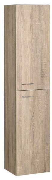 Aqualine Aqualine, ZOJA/KERAMIA FRESH magas szekrény 30x140x20cm, platina tölgy, 51157