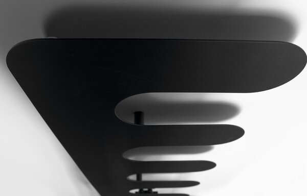 Sapho Sapho, EVOLLA radiátor 490x1390 mm, matt fekete, MI1400