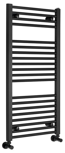 Aqualine Aqualine, DIRECT radiátor oldalsó csatlakozással 450x960 mm, matt fekete, ILR94B