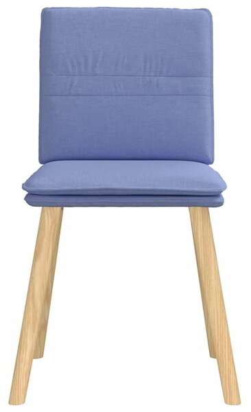 VidaXL étkezőszékek 4 db Jeans kék szövet