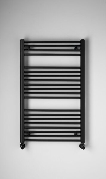 Aqualine Aqualine, DIRECT radiátor oldalsó csatlakozással 600x960 mm, matt fekete, ILR96B
