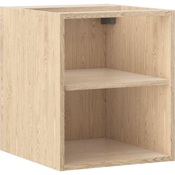 Mexen Box-A, nyitott szekrény polccal 40 cm, tölgyfa, 91AX2-0400-470-0-81