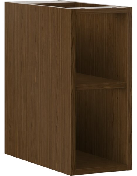 Mexen Box-A, nyitott szekrény polccal 20 cm, diófa, 91AX2-0200-470-0-86