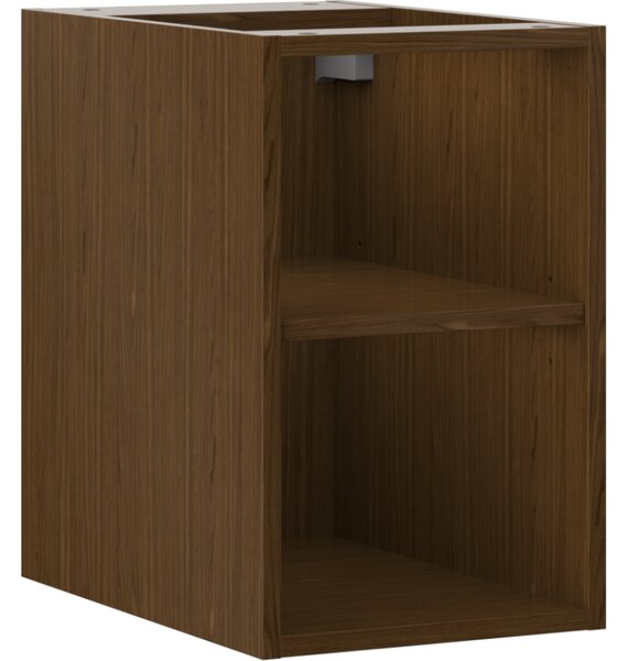 Mexen Box-A, nyitott szekrény polccal 30 cm, diófa, 91AX2-0300-470-0-86