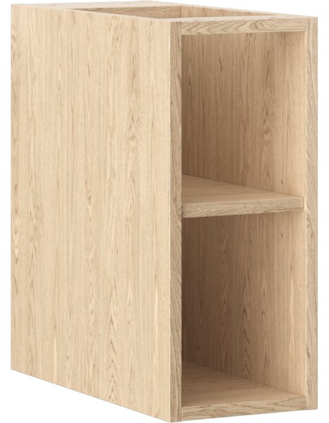 Mexen Box-A, nyitott szekrény polccal 20 cm, tölgyfa, 91AX2-0200-470-0-81