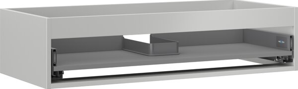 Mexen Box-A, fali szekrény 100 cm, 1 fiók, matt szürke, 91AX0-1000-235-1-62