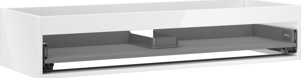 Mexen Box-A, fali szekrény 120 cm, 1 fiók, fényes fehér, 91AX0-1200-235-1-00