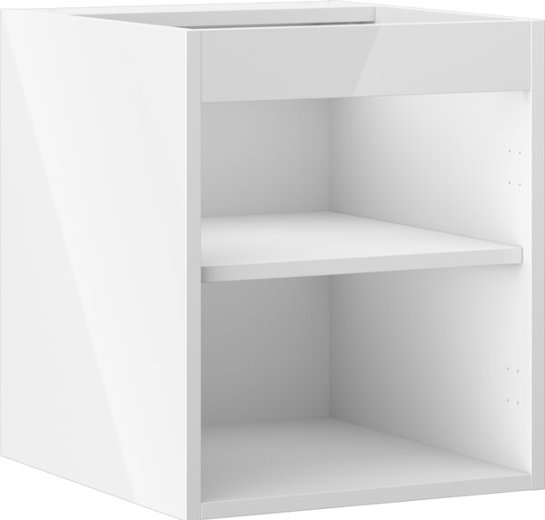 Mexen Box-A, fali szekrény 40 cm, fényes fehér, 91AX1-0400-470-1-00
