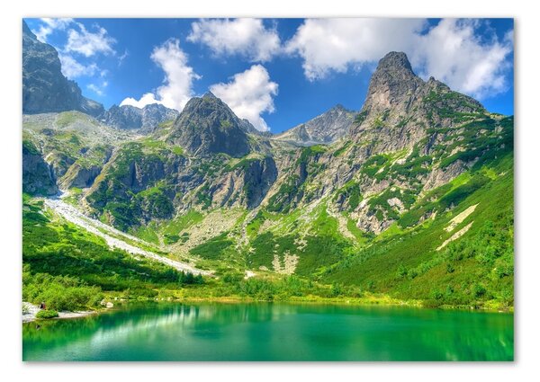 Akrilüveg fotó Tó a hegyekben