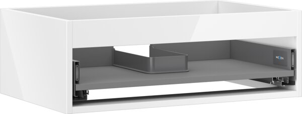 Mexen Box-A, fali szekrény 70 cm, 1 fiók, fényes fehér, 91AX0-0700-235-1-00