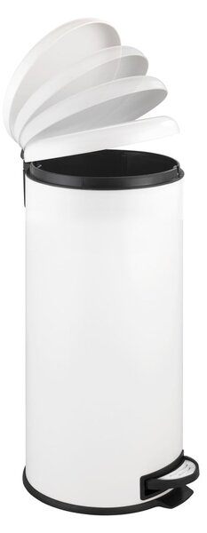 Fehér acél pedálos szemetes 30 l Leman – Wenko