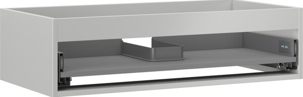 Mexen Box-A, fali szekrény 90 cm, 1 fiók, matt szürke, 91AX0-0900-235-1-62