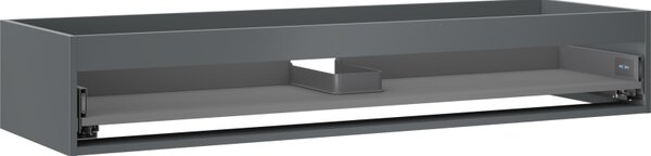 Mexen Box-A, fali szekrény, 140 cm, 1 fiók, grafit matt, 91AX0-1400-235-1-66