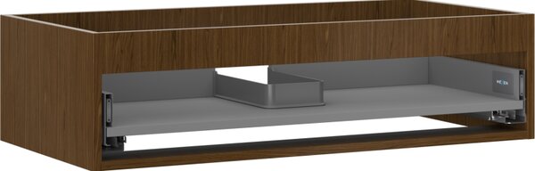 Mexen Box-A, fali szekrény 90 cm, 1 fiók, diófa, 91AX0-0900-235-1-86