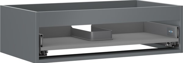 Mexen Box-A, fali szekrény 80 cm, 1 fiók, grafit matt, 91AX0-0800-235-1-66
