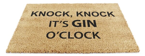 Kókuszrost lábtörlő 40x60 cm Gin O'Clock – Artsy Doormats