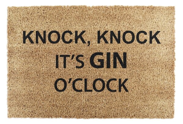 Kókuszrost lábtörlő 40x60 cm Gin O'Clock – Artsy Doormats