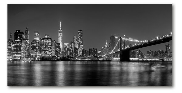 Akrilüveg fotó Manhattan éjjel