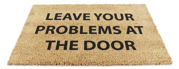 Kókuszrost lábtörlő 40x60 cm No Problems – Artsy Doormats